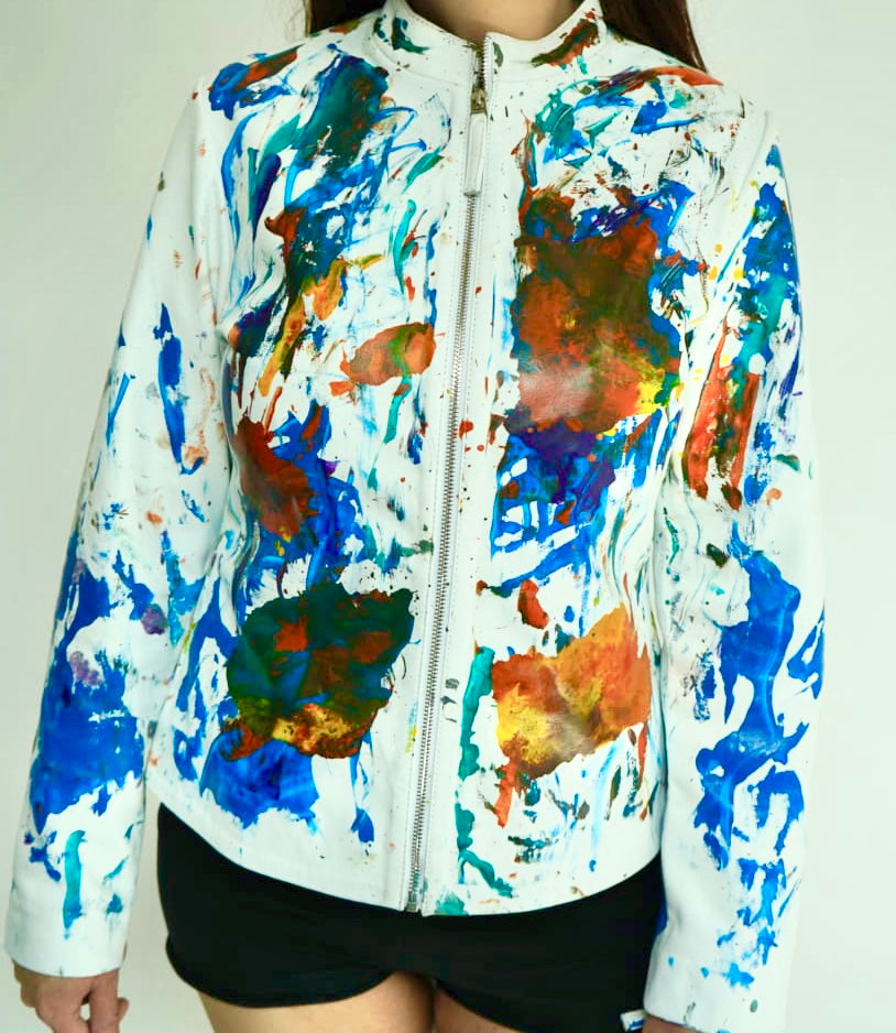 Caeruleum Leather Jacket